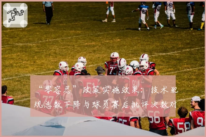 “零容忍”政策实施效果:技术犯规总数下降与球员赛后批评次数对比